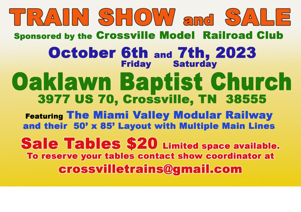 — Crossville Model Railroad Club